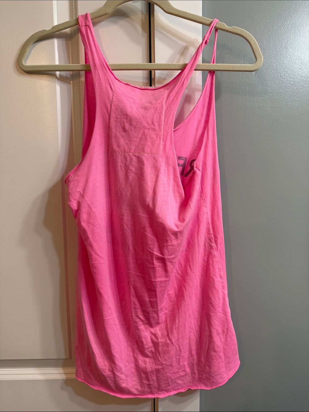 Aviator Nation Neon Pink Surfrider Beach Malibu California Muscle Tank small EUC - Picture 4 of 4